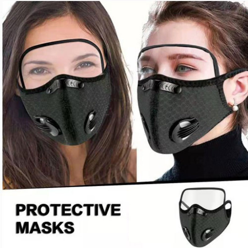 Anti Pollution Mask - Mascherina da ciclismo, sportiva, lavabile e