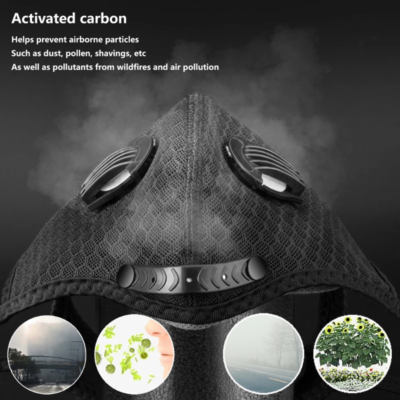 Mascherina da ciclismo, sporti - Anti Pollution Mask recensione e prezzo